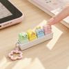Cheese Anti-stress Toy Pendant Aninal Keycap Fidget Keychain Decompression Keyring  Children Adults