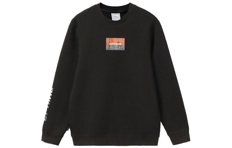 Li Ning Sports Fashion Collection Sweatshirt Men's Black AWDR945-1