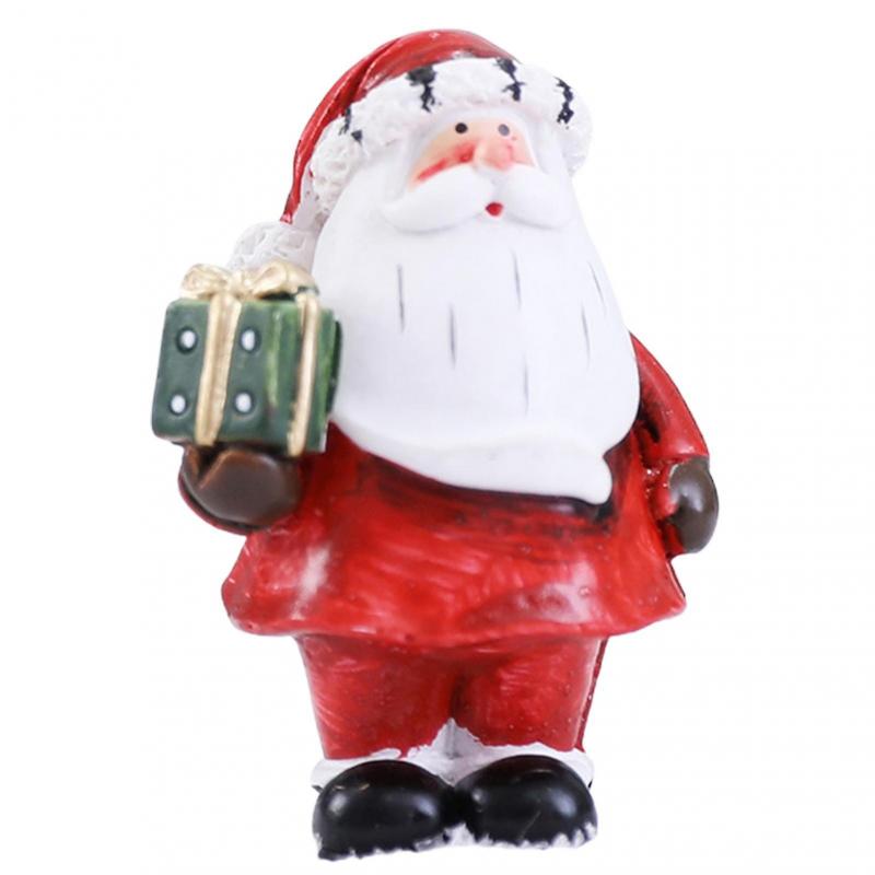 Ornament Crafts Stylish Pretty Resin Ornament Supplies Santa Claus For Christmas Decor