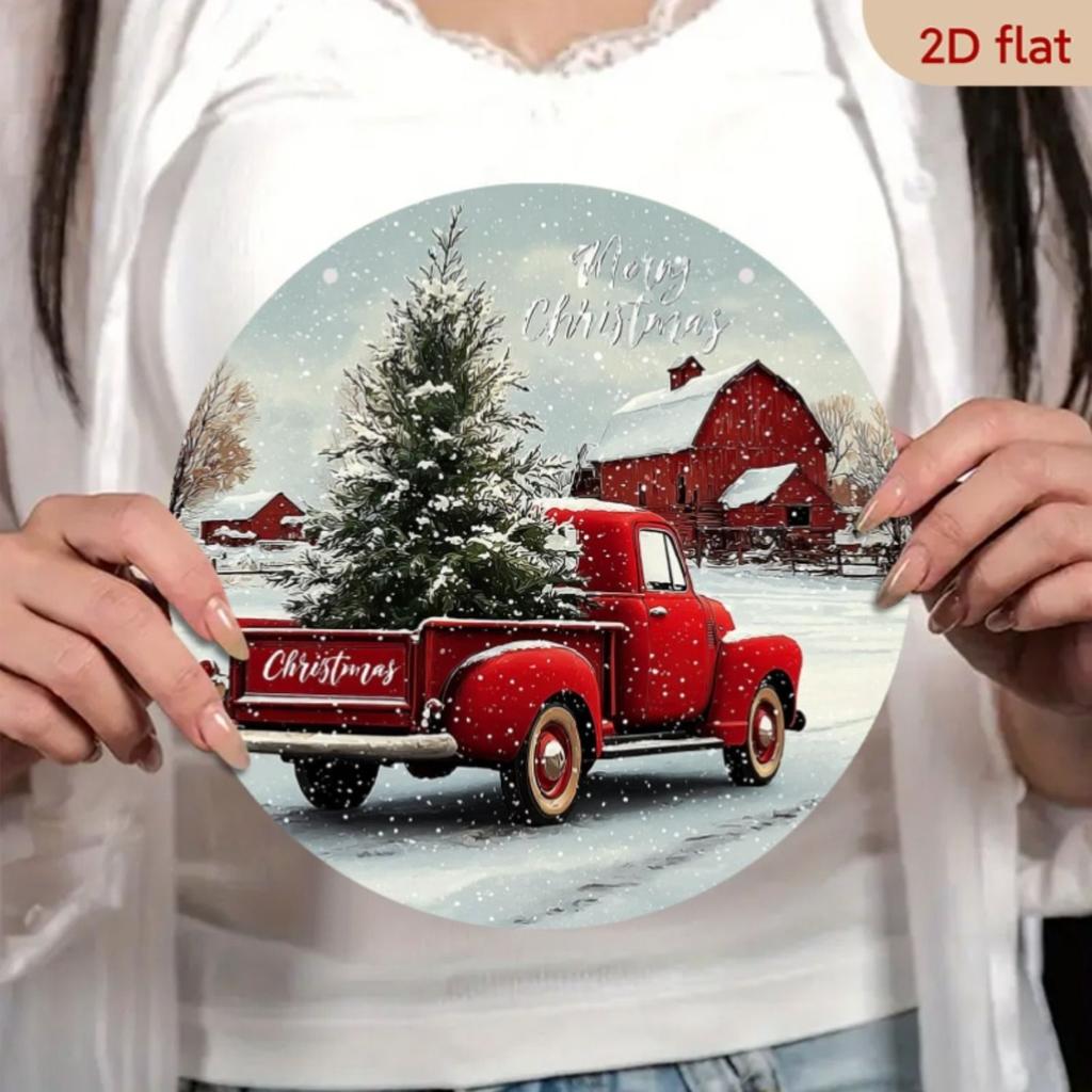 2D Flat Metal Wall Sign Decor