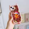 Cat Ear Soft Phone Case for iPhone 16 15 14 13 12 11 Pro Max Plus XR TPU Anti-Drop Transparent Acrylic Back Cover NY29 Merry Christmas Christmas tree