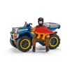Schleich Dinosaur Velociraptor and Quad Bike Figure 41466
