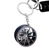 [Mivpzisk] Wheel Hub Keychain, Car Hub Keychain | Car Tire Rim Keychain - Wheel