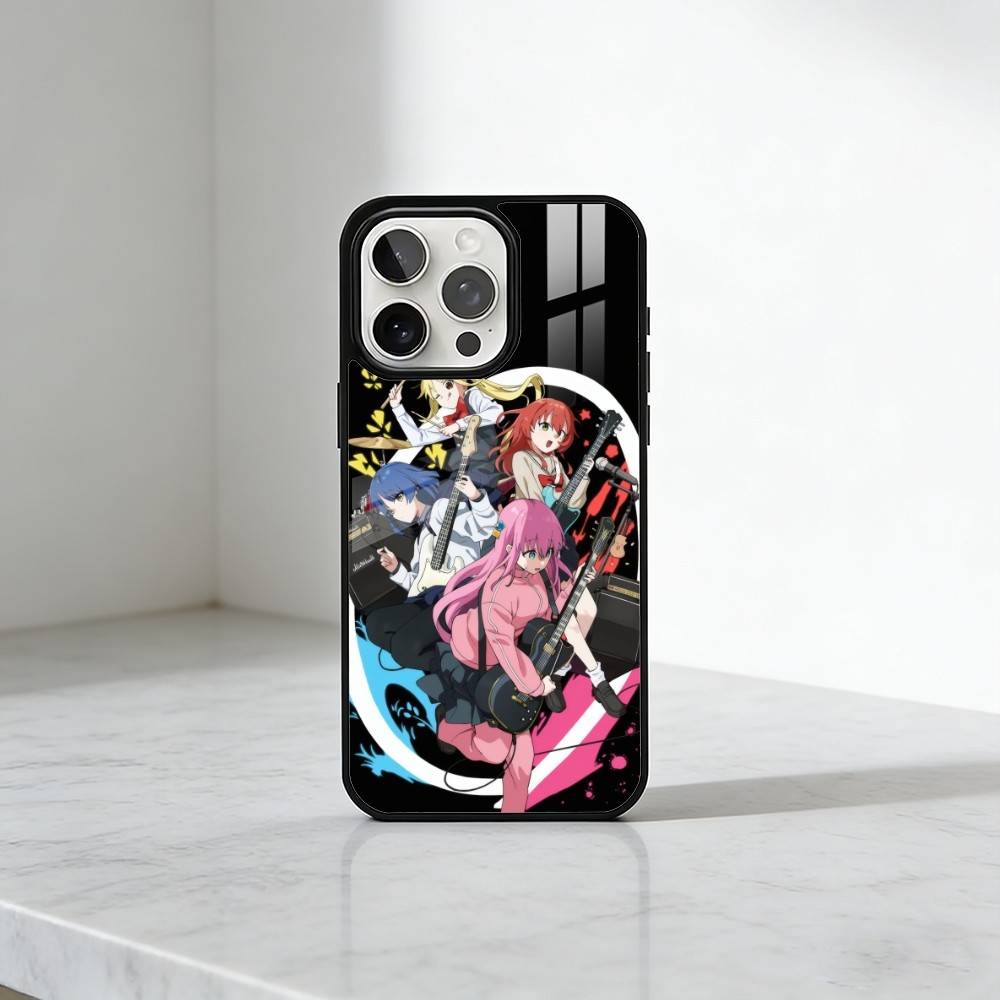 K-Kessoku B-Band BocchiS the R-Rock Phone Case For iPhone17,16,15,14,13 Plus,Pro Max Magnetic For Magsafe Wireless Charging