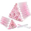 10/50Pcs Disposable Eyelash Brush Reusable Eyelashes Brush Tube Mascara Wands Tubes Dust-proof Lash Spoolies Storage Makeup Tool