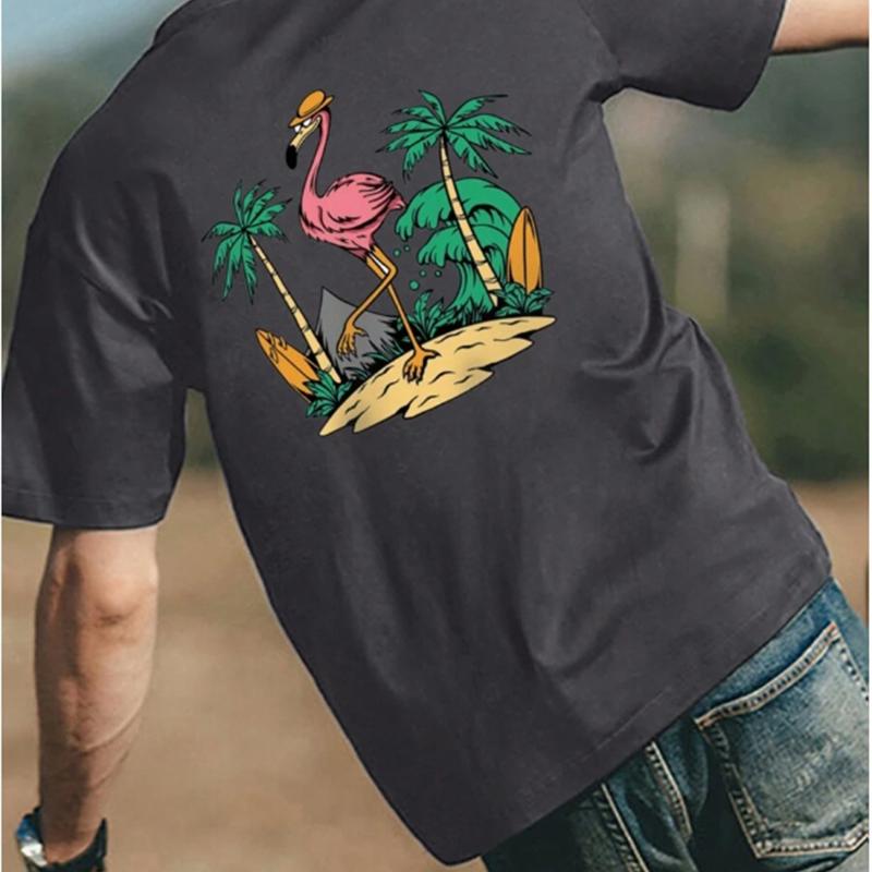 New Summer Men's Fashion T-shirt Printed Men's T-shirt Top