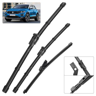 Front & Rear Wiper For Volkswagen VW T-Roc 2017-2025 2018 2019 2020 Wiper Blades Windshield Windscreen Window Brushes 26"+20"+13