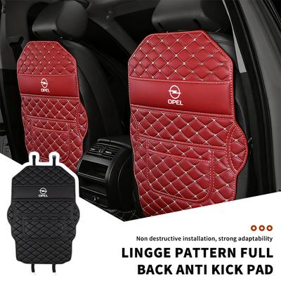 Leather Car Back Seat Protector Seat Mud Anti-Child-Kick Pad For Astra G H J K F Corsa D Zafira B Insignia Mokka Regal