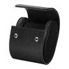 Uxcell Portable Leather Watch Case for Men and Women, Single Slot Watch Roll Travel Case, Watch Storage Organizer with Removable Pillow, Perfect for