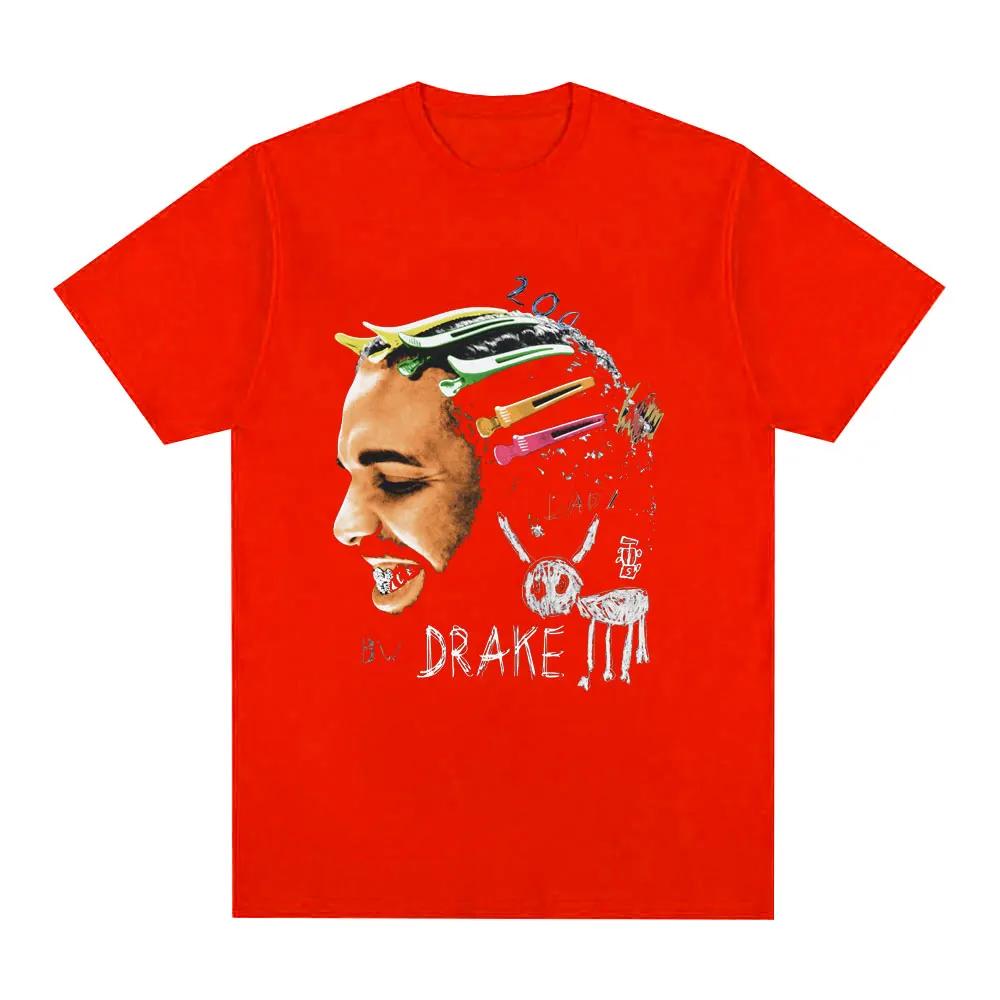 Rapper Drake for All The Dogs Graphic T-Shirt Fashion Hip Hop T Shirts 100% Cotton Casual Oversized Tee Shirt Streetwear