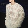 Men Tops Crew Neck Long Sleeve Knitted T-Shirt Men Clothing Retro Hollow-Out Mesh Knit Tops Spring Streetwear