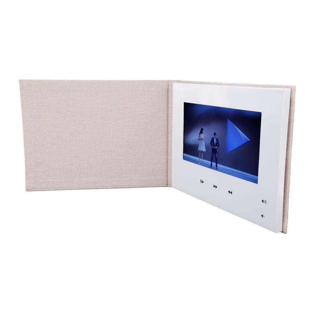 7 Inch Video Greeting Card Video Brochure Electronic Greeting Card with LCD Screen for Birthday