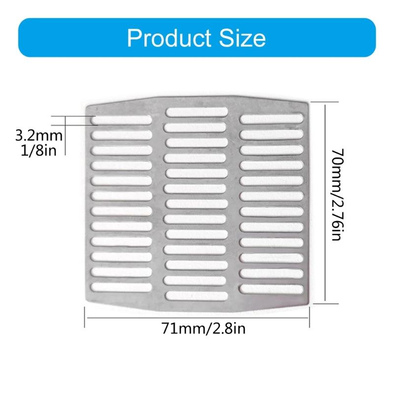 Pack of 40 Weep Hole Vent Covers Steel Brick Wall Weep Vent Covers Set Comprehensive Steel Weep Hole Covers for House