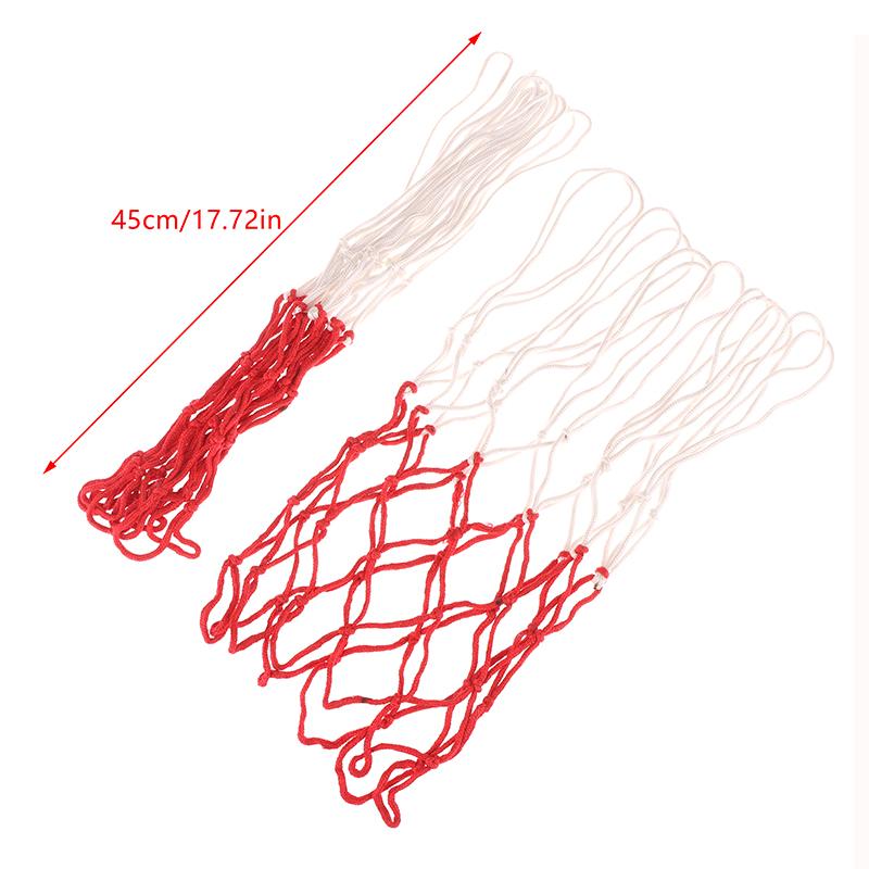 1Pc Outdoor Basketball Net Heavy Duty Polyester Thread Basketball Hoop Mesh Net Replacement Shooting Training Basketball Net