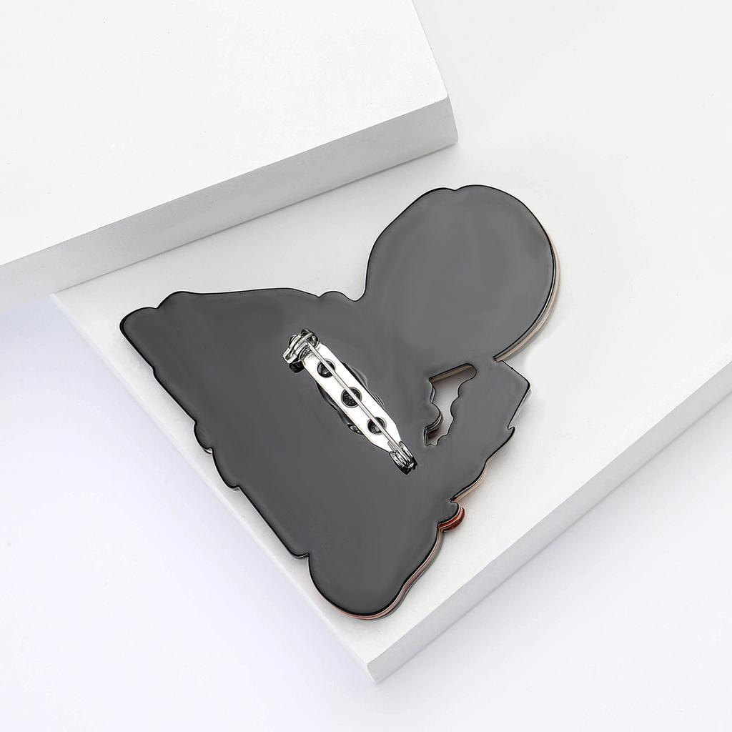 New Design Fashionable Acrylic Elderly Brooch Personalized and Creative Women's Chest Flower Jewelry