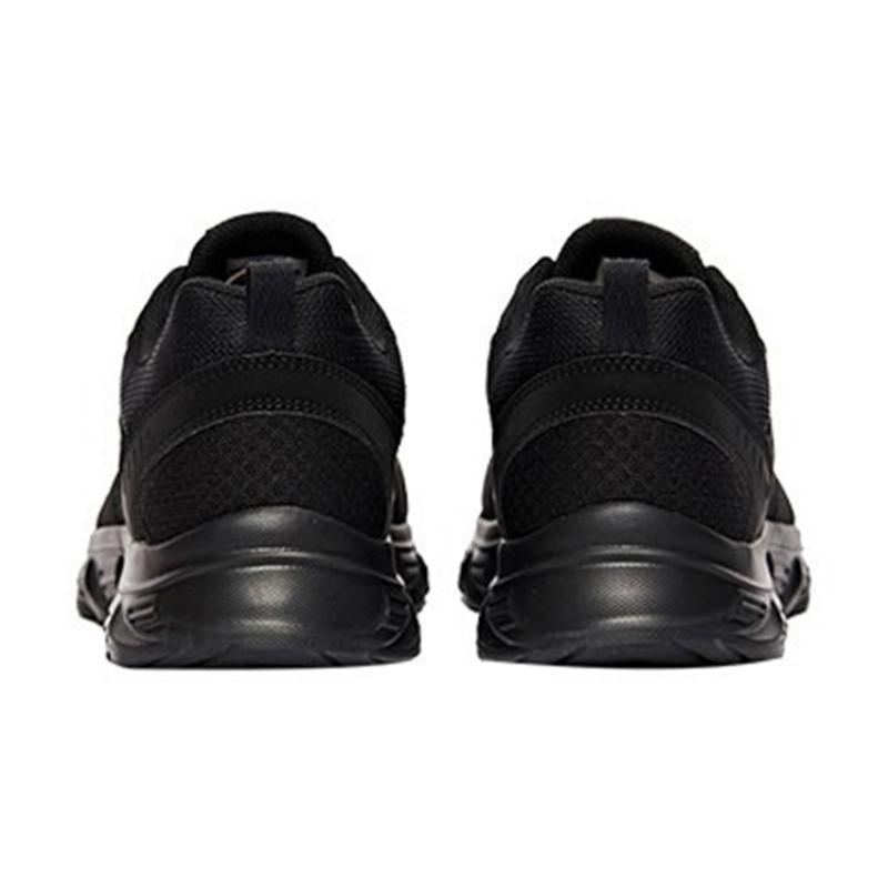 Anta Shock Absorbers Slip Resistant Abrasion Resistant Breathable Low top Running Shoes Men's Black Gold Sneakers 91915581-9