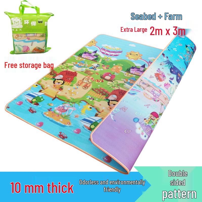 Enlarged Waterproof Outdoor Cartoon Picnic and Camping Mat - Foldable and Moisture-Proof