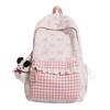 Schoolbag Fresh Floral Bow Lace Schoolbag Japanese and Korean Style Gentle Age Reduction Girlfriend Travel Small Backpack