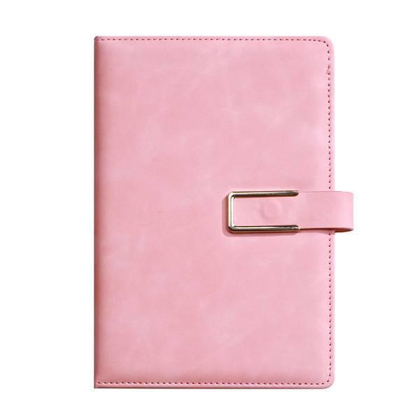 Premium Soft Leather Buckle Diary – Business Office Gift Set with Logo Imprint