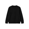 Carhartt WIP FW22 Letter Print Pullover Long Sleeve Sweatshirt Men sweatshirt Black I031242-0D2-XX