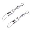 Pin Connector Interlocking Snap Fishing Connector Fishing Swivels Solid Ring Metal Connector