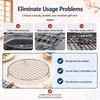 Stainless Steel Round Cooling Baking Rack Food Grade Wire Grid Tray for Oven Baking Cake Cookie Kitchen Baking Tools