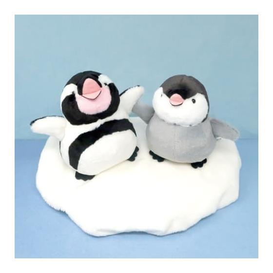 Ocopun Pinguin Plüschtier (Pinguinküken) Bedrohliche Haltung Molliger Körper Wütender Ausdruck Höhe 13cm