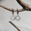 Серебряные серьги с фианитами (2209249)