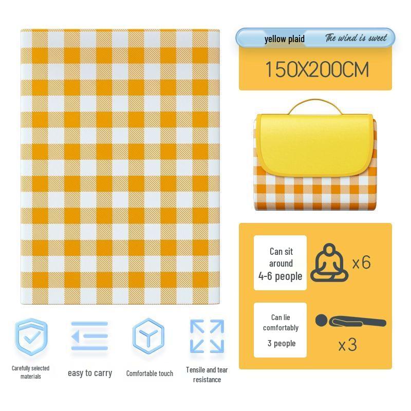 Aoran Outdoor Portable Waterproof Picnic Mat 200x150cm