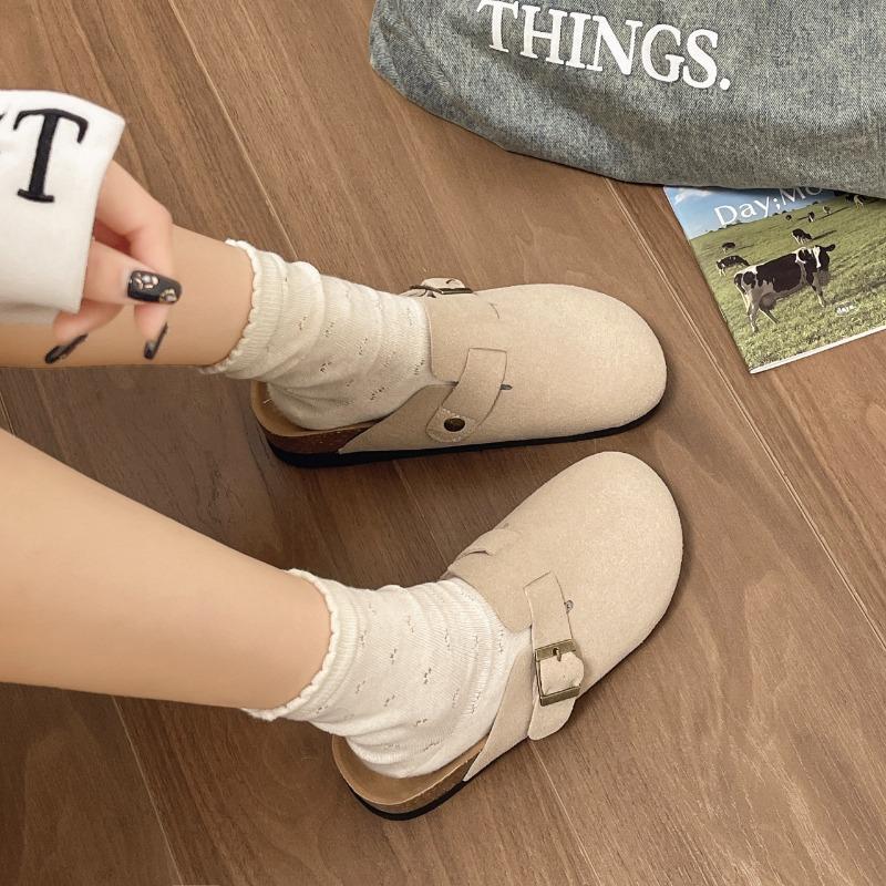 Thick-bottomed Women's Spring and Summer New Fishing Lazy People Wear a Pedal Bag Head and Half Slippers