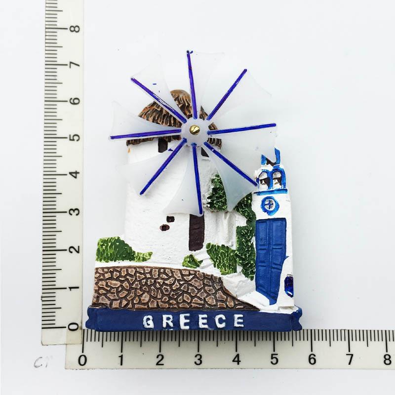 Greece Travelling Souvenirs Fridge Magnets Greek Resort Culture Tourist Souvenirs Magnetic Stickers for Photo Wall Home Decor