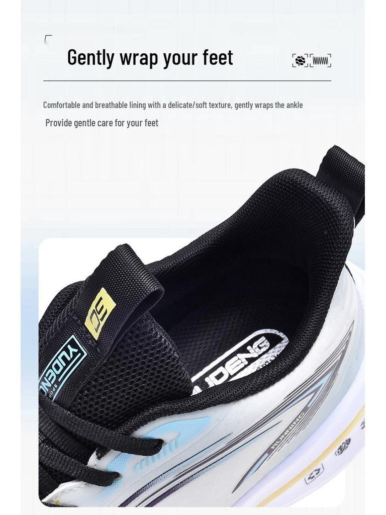 Men's Carbon Fiber Fleece-Lined Sneakers, Leather Surface, Sizes 45-48, Ideal for Middle and High School Students, Running, and Racing.