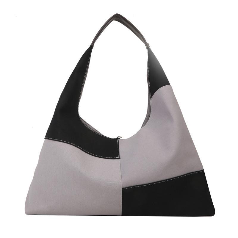 Stylish And Chic Large Capacity Spring 2024 Canvas Tote Bag For Daily Commute