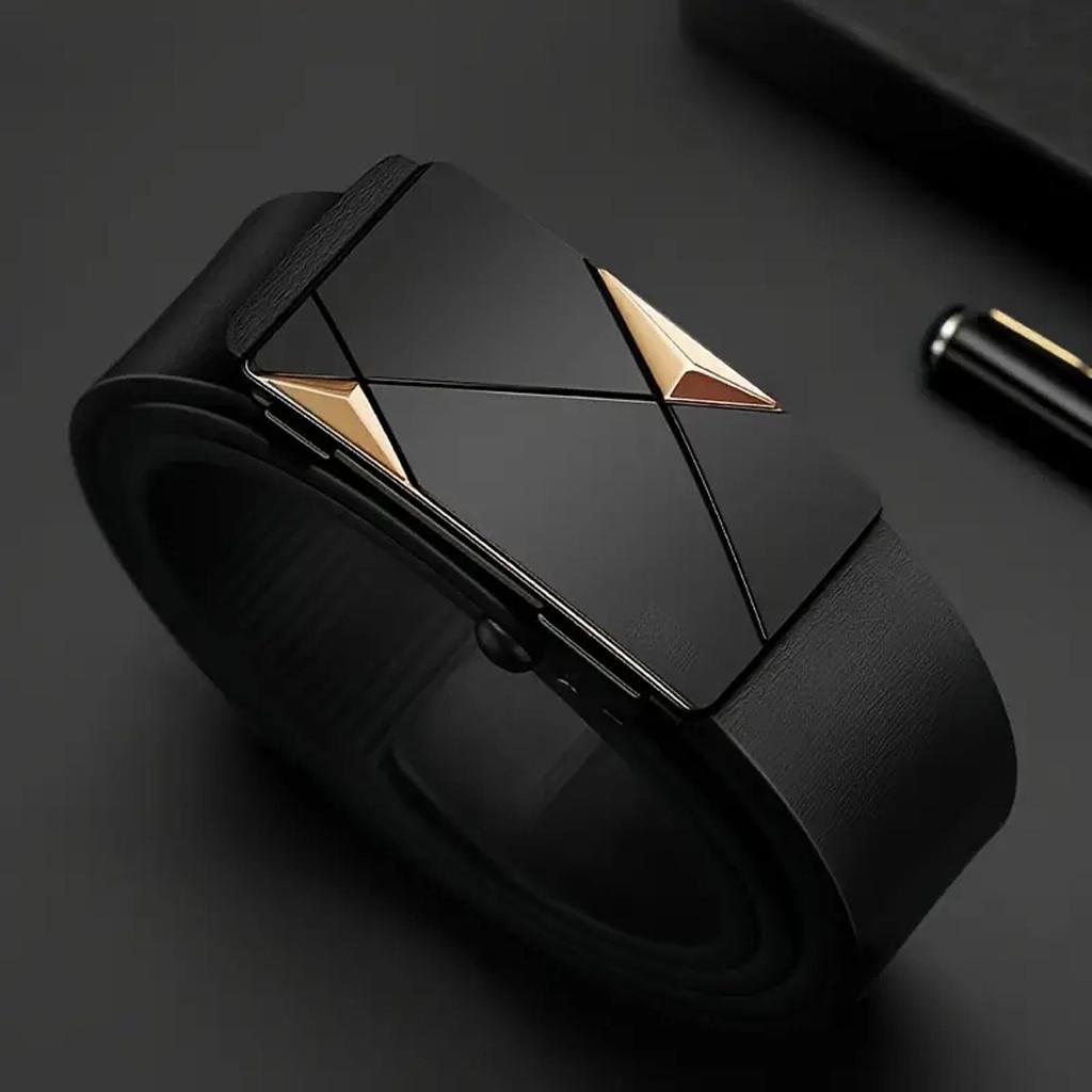 Youth Casual Fashion Automatic Buckle Belt