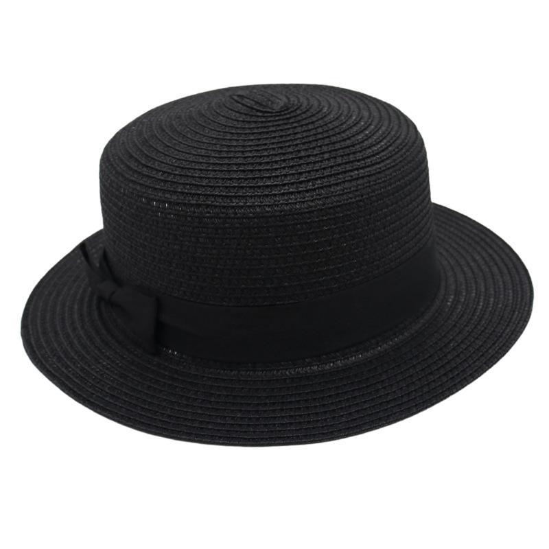 Sweet Straw Hat Cloth With Sun Hat Fairy Wind Bucket Hat Flat Top Cool Hat Panama Hat Cute