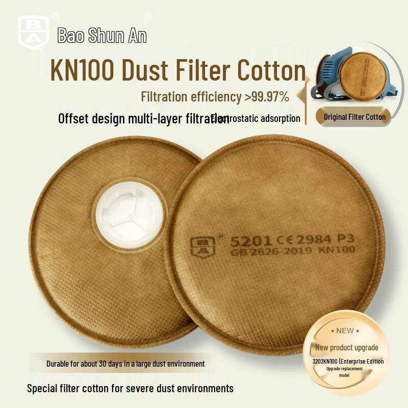 Baoshunan KN100 Respirator Filters