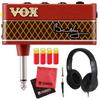 Vox Headphone Amplifier, Guitar, Amplug, Brian May AP-BM Headphones, AAA Batteries, and a Cloth Set (4 Pieces)