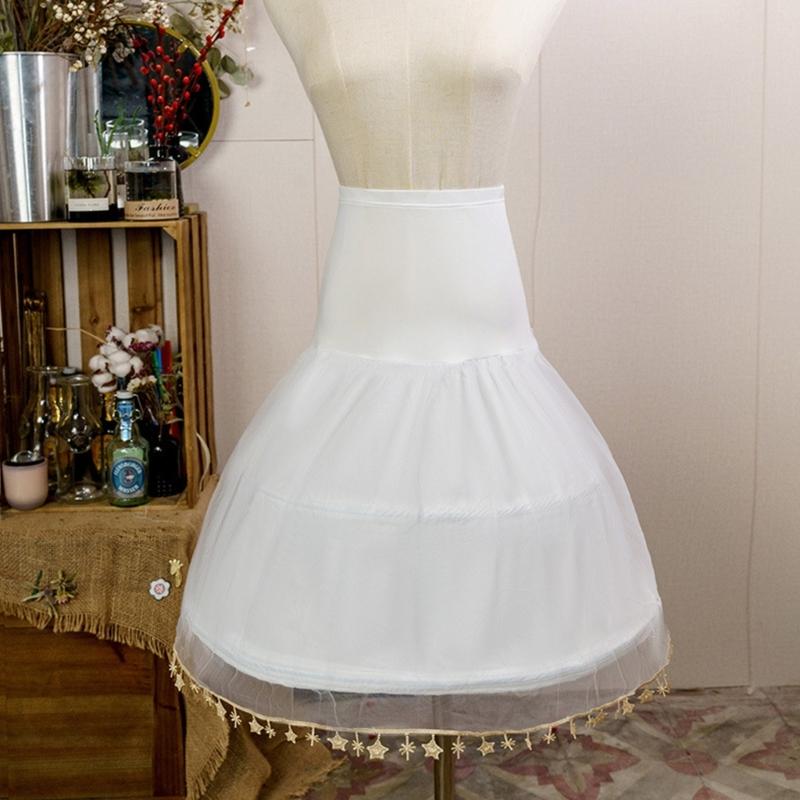 Women Girls Lolita-Crinoline-Petticoat Hoops Skirt Wedding Crinoline-Pettiskirt