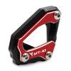 Motorcycle CNC Kickstand Foot Side Stand Extension Pad Support Plate For Yamaha MT-10 MT 10 MT10 FZ-10 FZ10 R1M R1 M 2015-2025