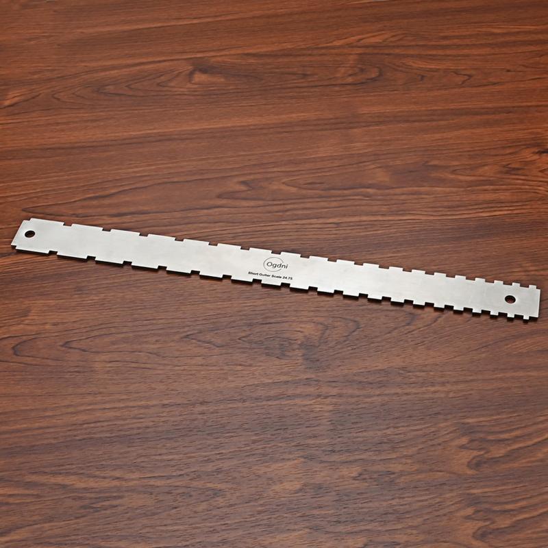 Guitar Notched Straight Edge, Guitar Neck Notched Straight Edge Luthiers String Action Ruler Gauge String Height Gauge