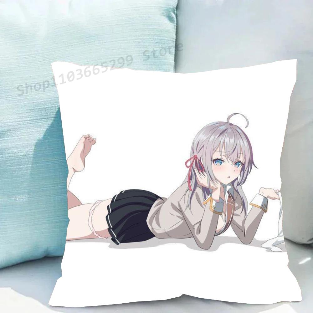 1pc Anime Nakano Nino Pillow Case Square Bedroom Sofa Leisure Comfort Cushion Car Living Room Home Decoration