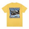 Bombardiro Crocodilo Funny Crocodile Plane Bomber Meme T-shirt Men Women Clothing Casual Cotton Oversized Short Sleeve T Shirts