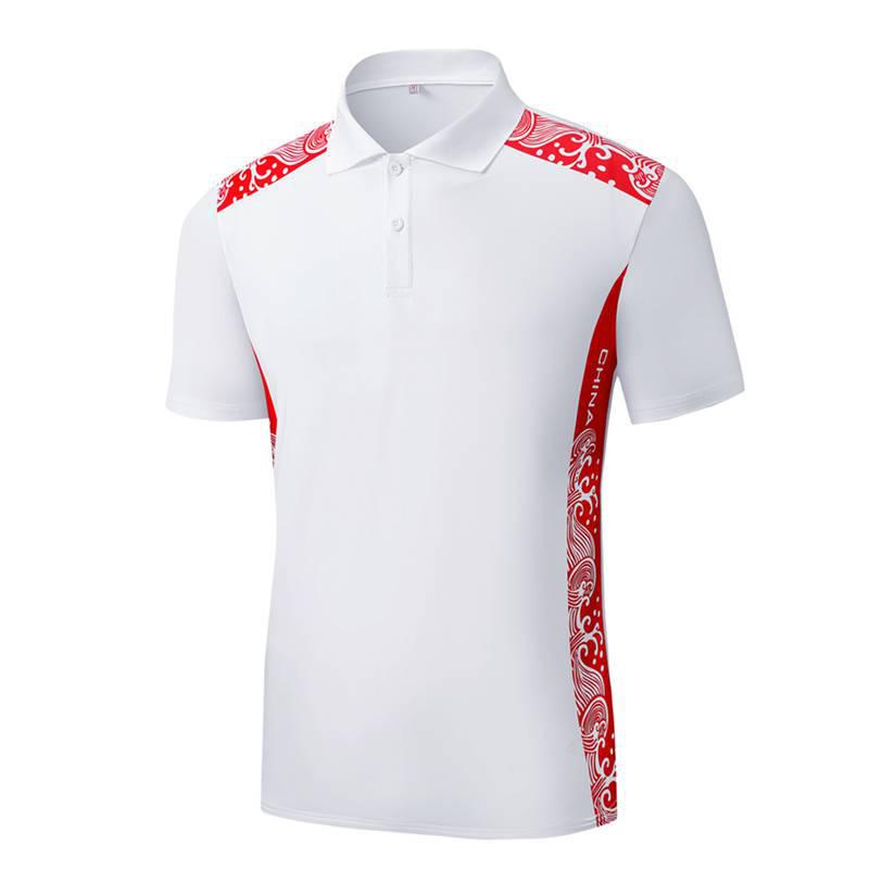 Unisex Digital Print Polo Shirt & Long Pants Set - Summer Sports Casual Wear 2XL