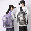 Schoolbag In Stock, PVC Backpacks, PVC Junior and Senior High School Exam Backpacks, PVC Beach Backpacks