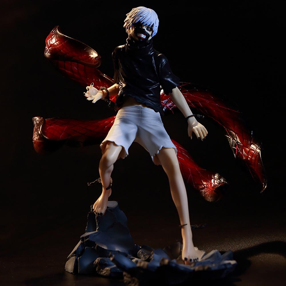 Tokyo Ghost Anime Figures Kaneki Ken Mask battle Action Figure Double Head PVC Statue Figurine Model Doll Decor Ornaments Toys