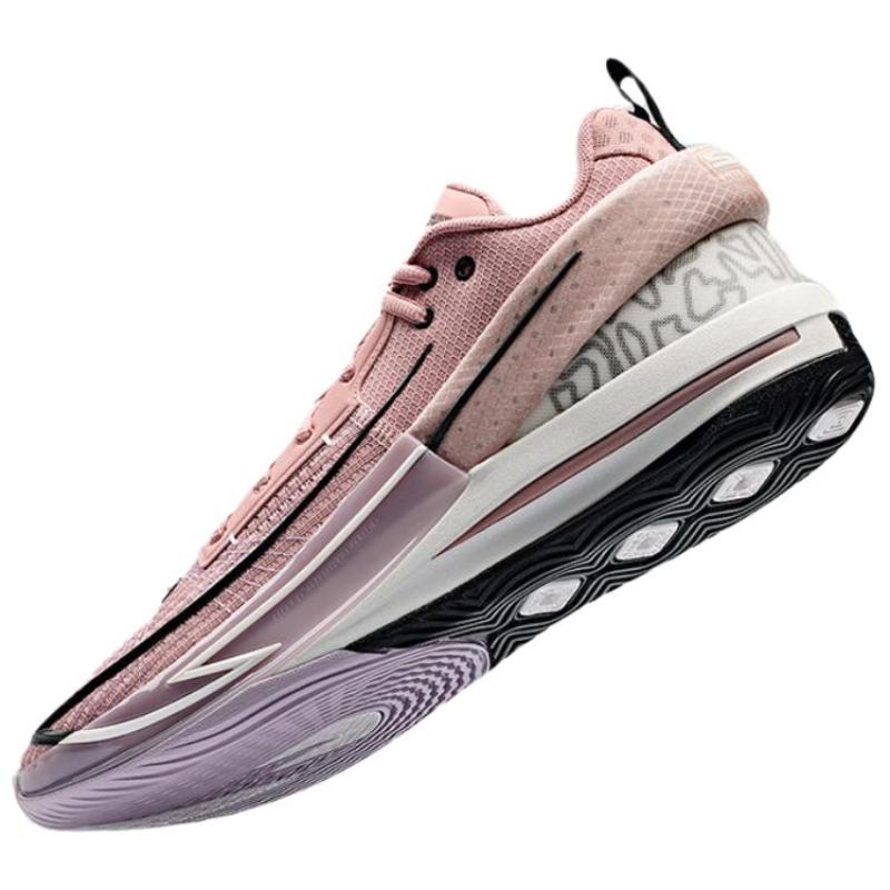 Anta Fengmang 1 Low Top Basketball Shoes Men's Pink Sneakers 112431104-4