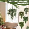 Christmas Wall Hanging Swag With Gold Ornaments And Pinecones, 80cm Artificial, Holiday Decor