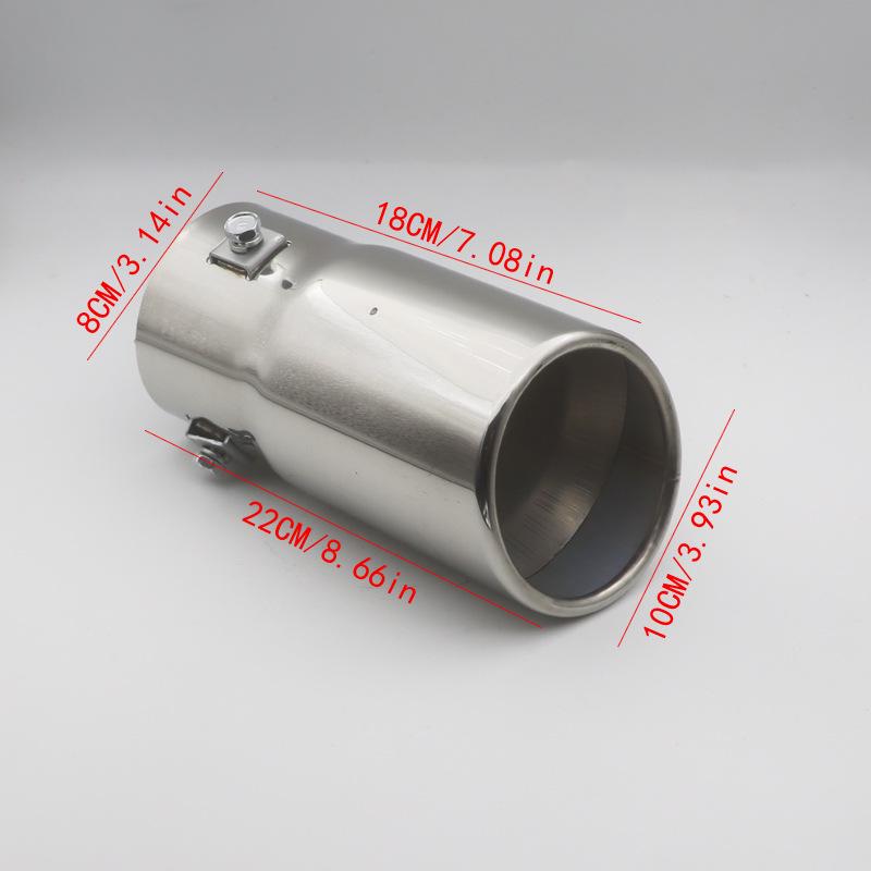 

Stainless Steel Tailpipe for Crown 07-17, Camry 10-18, Reiz S6 18, Prado 2700