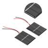2Pcs Solar Panel Module Polysilicon Micro Mini Glue Power Solar Cells 43x55mm 0.4W 1.5V