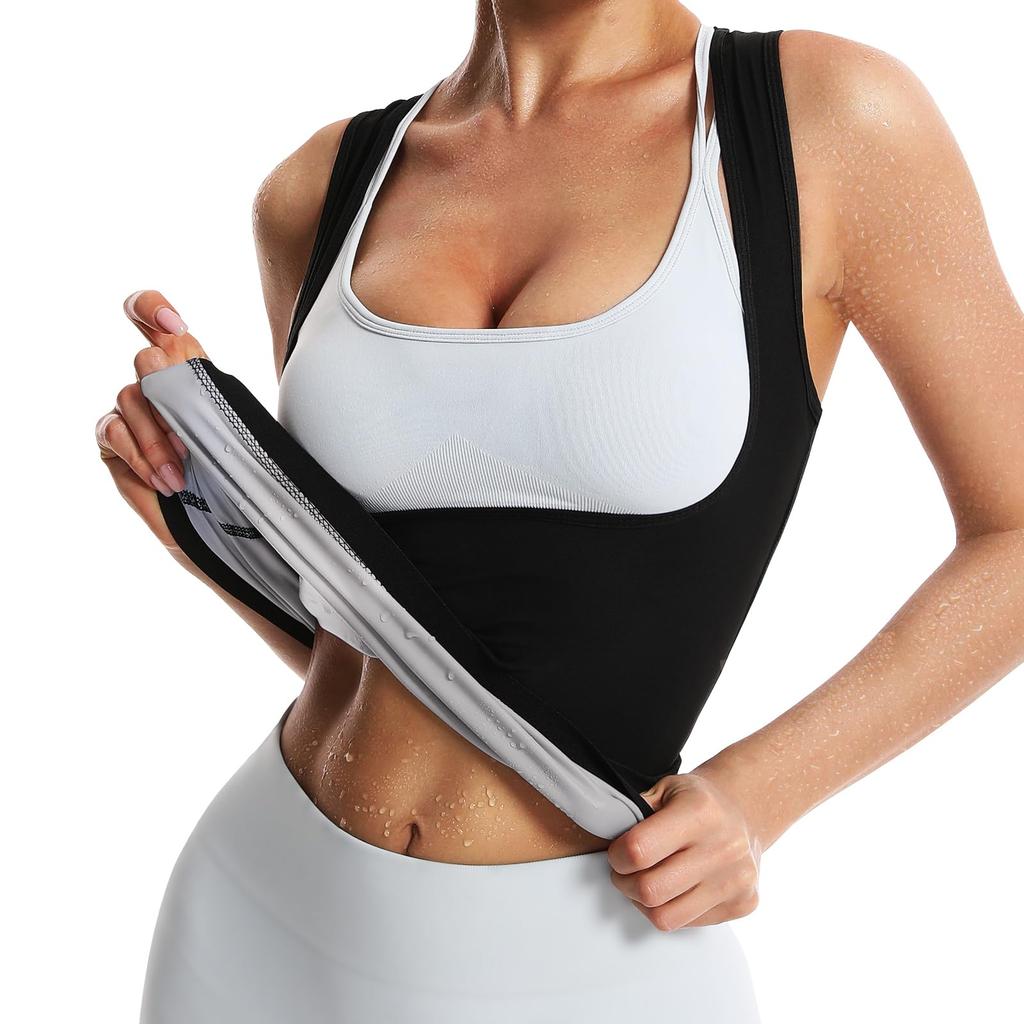 Frauen Schweiß Taille Trainer Weste Sauna Anzug Kompression Shirt Fitness Workout Tank Top Thermo Body Shaper Abnehmen Shapewear